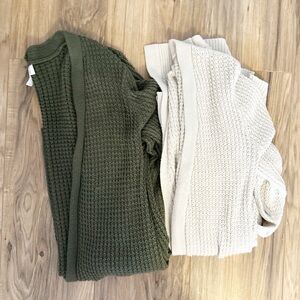 Bundle of two market and spruce cardigans